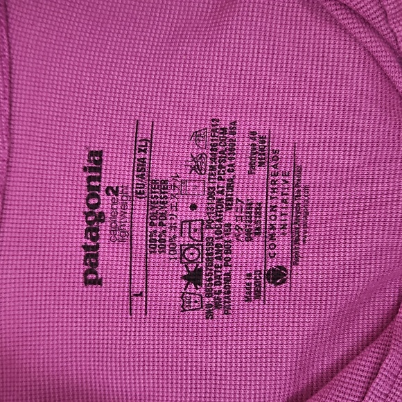 Patagonia Mock Neck Long Sleeve Layering Top - Picture 2 of 3